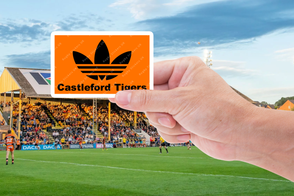 Castleford Tigers Adi Stripes fan stickers