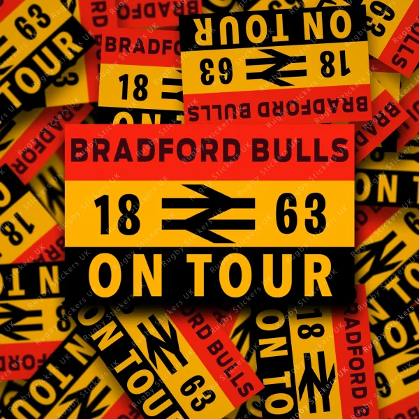 Bradford Bulls - On Tour fan stickers