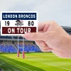London Broncos on Tour fan sticker pack