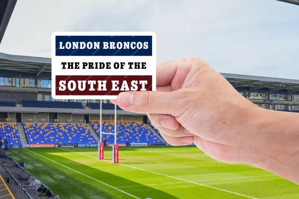 London Broncos the Pride of the South East fan sticker pack