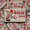 Salford Red Devils hate Wigan fan sticker pack