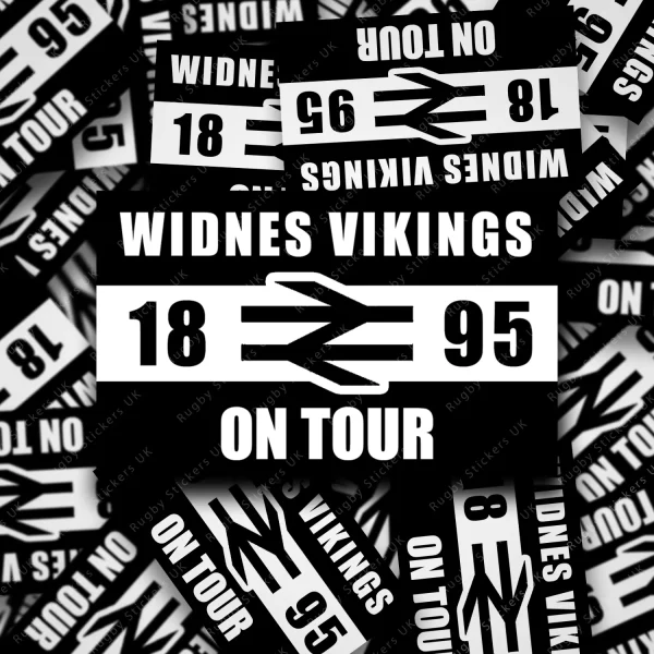 Widnes fans on tour since 1895 fan stickers