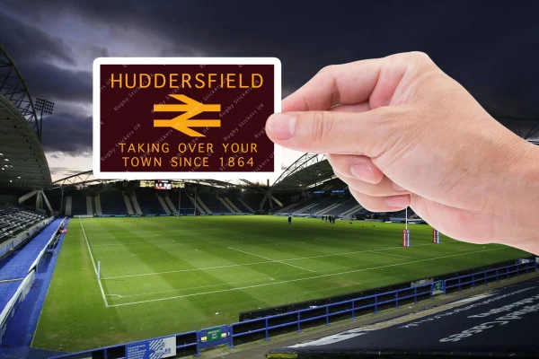 Huddersfield, taking over your town since 1864 stickers