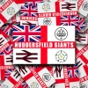 Huddersfield Giants St Georges Cross flag stickers