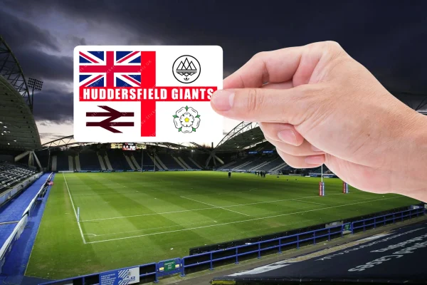 Huddersfield Giants St Georges Cross flag stickers