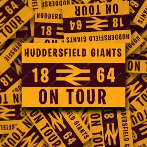Huddersfield Giants on tour stickers