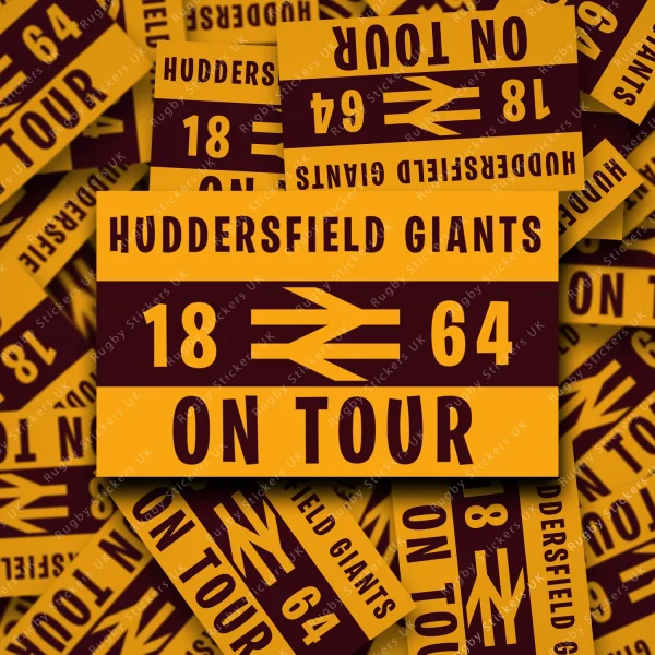 Huddersfield Giants on tour stickers