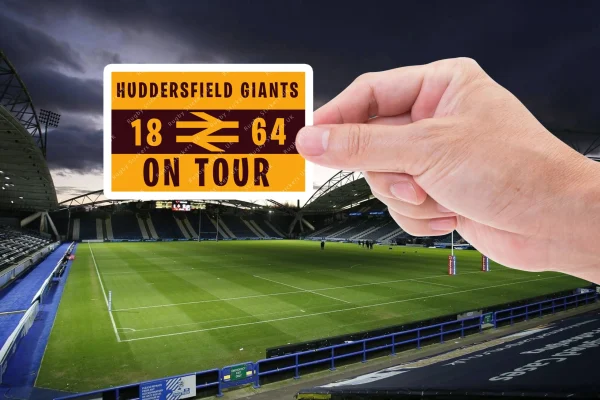 Huddersfield Giants on tour stickers