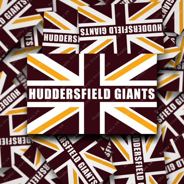 Huddersfield Giants Union Jack Stickers