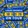Leeds Rhinos on Tour stickers