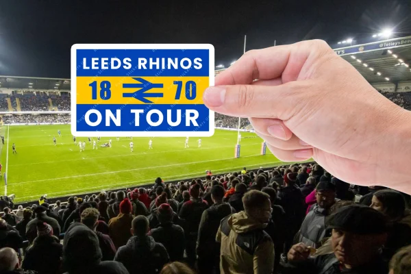 Leeds Rhinos on Tour stickers