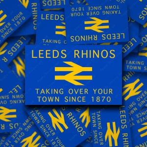 Leeds Rhinos taking over your town since 1870 stickers