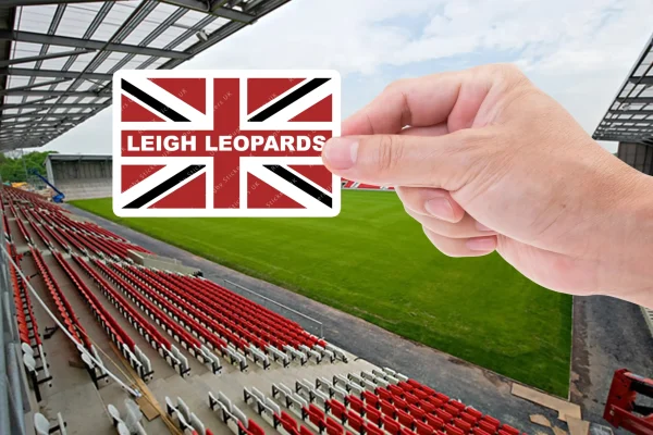Leigh Leopards union jack stickers