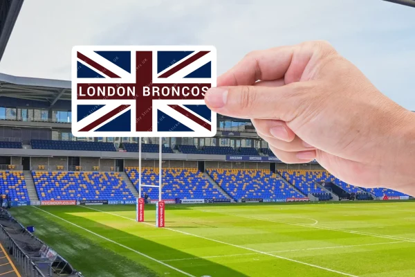 London Broncos Union Jack Stickers