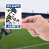 We hate Saints Warrington Wolves Wire fan Stickers