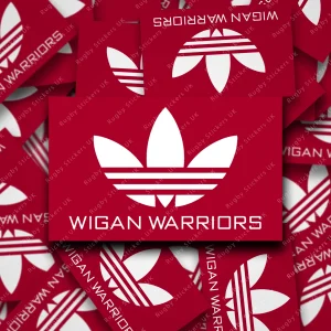 Wigan Warriors Adi Stripes fan stickers