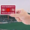 Wigan Warriors pride of Lancashire fan sticker pack