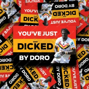 You have just been dicked by Dorro stickers