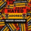 hated adored never ignored bradford bulls sticker
