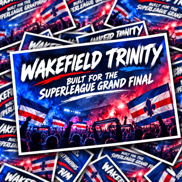 Wakefield Trinity built for the grand final sticker pack Wakefield Trinity built for the Grand Final sticker